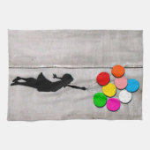 Serviette de plat partie d'art de graffiti de (Horizontal)