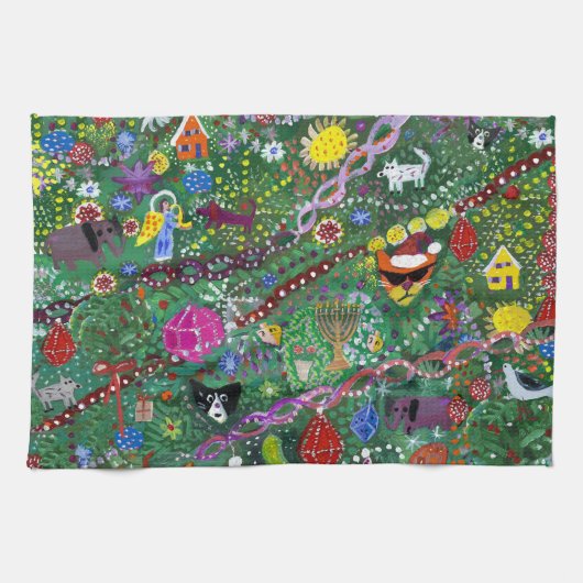 Serviette de plat pour les vacances (Horizontal)