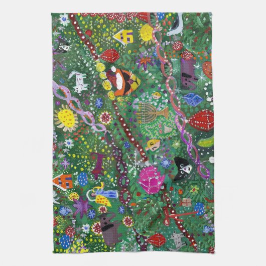 Serviette de plat pour les vacances (Vertical)