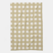 Serviette de plat Tan Checker (Vertical)