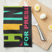 Serviette de poche colorée Hillary Clinton 2016 (Quart Plié)