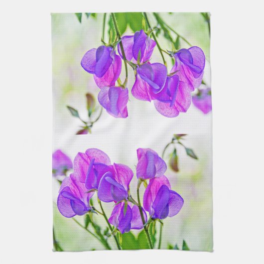 Serviette de pois doux (Vertical)