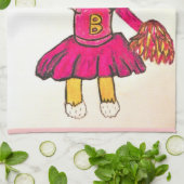 serviette de POM-POM GIRL EASTER BUNNY (Plié)