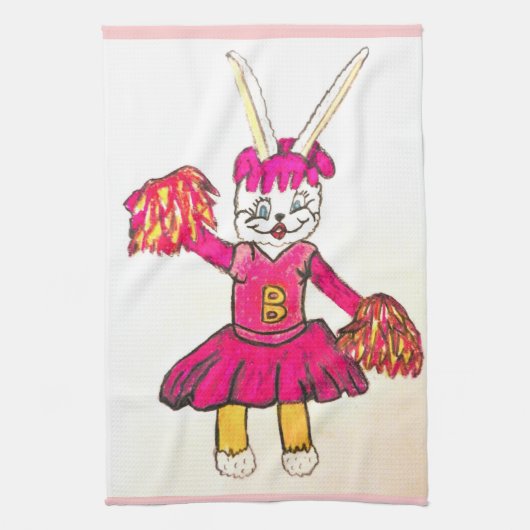 serviette de POM-POM GIRL EASTER BUNNY (Vertical)