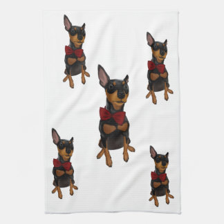 Serviette de portrait de Pin Bowtie de minute de
