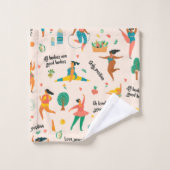 Serviette de positivité corporelle (Gant de toilette)