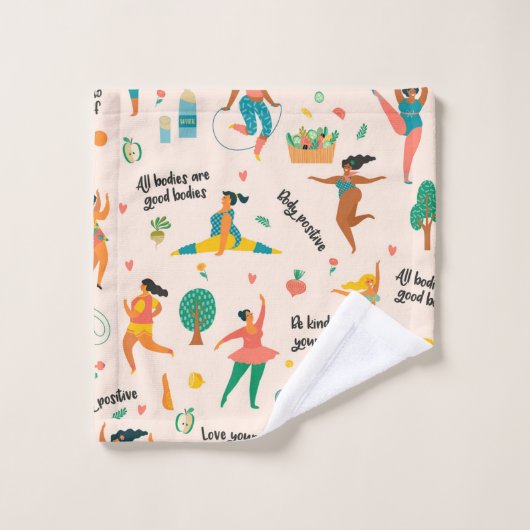 Serviette de positivité corporelle (Gant de toilette)