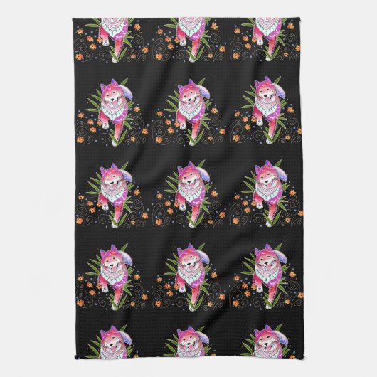 Serviette de premiers rangs de BINDI SHIBA (Vertical)