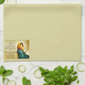 Serviette de prière de Mary de grêle (Plié)