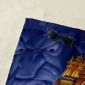 Serviette de princesse plage de cygne (En situation)