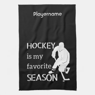 Serviette de raie de hockey sur glace - saison pr