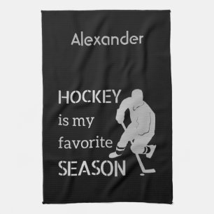 Serviette de raie de hockey sur glace saison préf