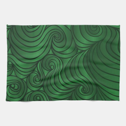 Serviette de remous de vert vert (Horizontal)