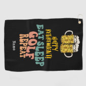 Serviette de retraite pour golfeur (Horizontal)