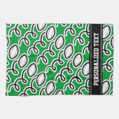 Serviette de rugby personnalisée | Design de thème (Horizontal)