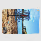 Serviette de sac de golf sur disque (Horizontal)
