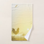 Serviette De Salle De Bain Ensemble Soleil Matin F (Serviette à main)
