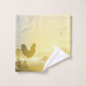 Serviette De Salle De Bain Ensemble Soleil Matin F (Gant de toilette)