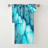 Serviette De Salle De Bain Ensemble Turquoise Gems (En situation)