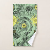 Serviette De Salle De Bain Entoure Cercles (Serviette à main)