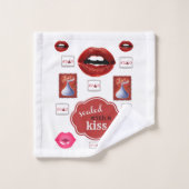 Serviette de salle de bain Jeux de baisers (Gant de toilette)