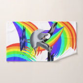 Serviette De Salle De Bain Jeux Mouettes Couleurs  (Serviette à main)