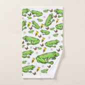 Serviette de salle de bain Set Grenouilles Papillo (Serviette à main)