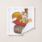 Serviette de salle de bain sets écureuil Baril Wow (Gant de toilette)