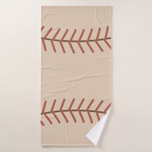 Serviette de salle de bain Vintage Baseball (Serviette de bain)
