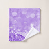 SERVIETTE DE SALLE DE BAINS À BULLE PURPLE SPARKLE (Gant de toilette)
