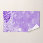 SERVIETTE DE SALLE DE BAINS À BULLE PURPLE SPARKLE (Serviette à main)
