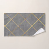 SERVIETTE DE SALLE DE BAINS ABSTRAITE DE CHEVRON B (Serviette à main)