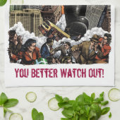 Serviette de Santazilla (Plié)