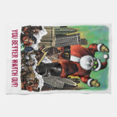 Serviette de Santazilla (Horizontal)