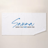 Serviette de sauna (Serviette de bain)