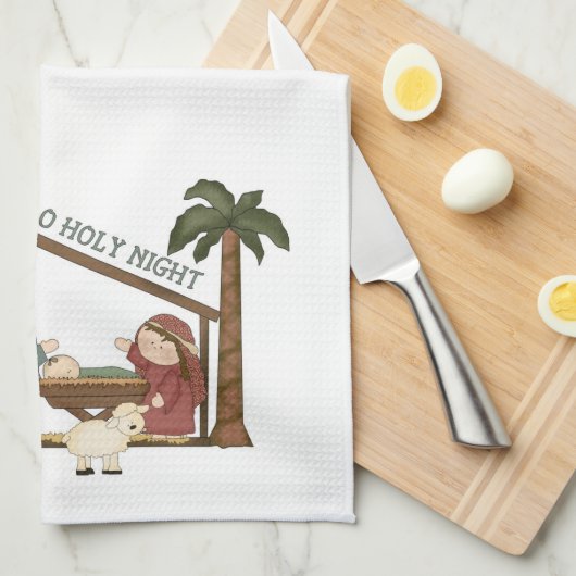 Serviette de scène de Manger de Noël (Quart Plié)