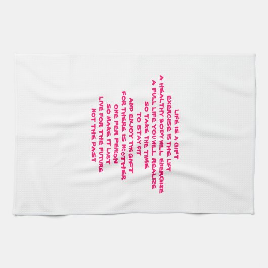 SERVIETTE DE SÉANCE D'ENTRAÎNEMENT (Horizontal)