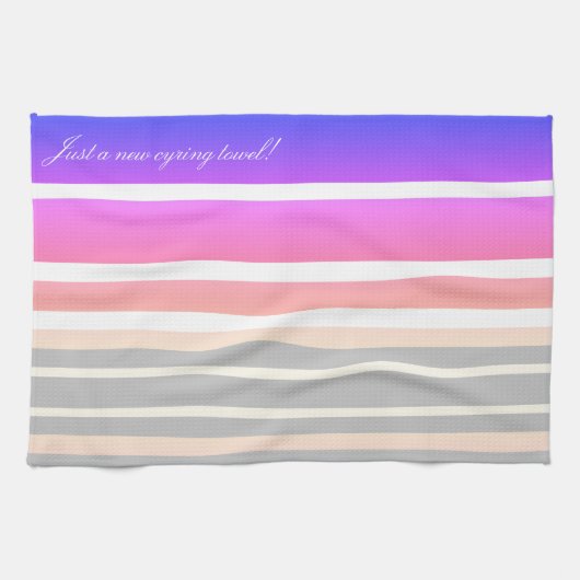 Serviette de séchage drôle cadeau (Horizontal)