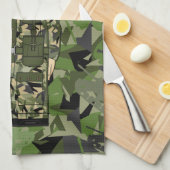 Serviette de soldat d'armée britannique (Quart Plié)