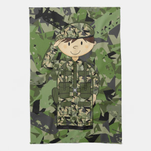 Serviette de soldat d'armée britannique