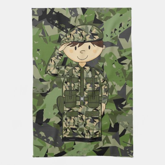 Serviette de soldat d'armée britannique (Vertical)