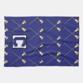 Serviette de sport bleu crosse (Horizontal)