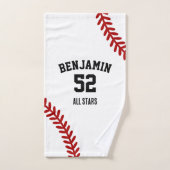 serviette de sport de base-ball, serviette de bain (Serviette à main)