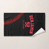 serviette de sport de base-ball, serviette de bain (Serviette à main)