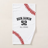 serviette de sport de base-ball, serviette de bain (Serviette à main)