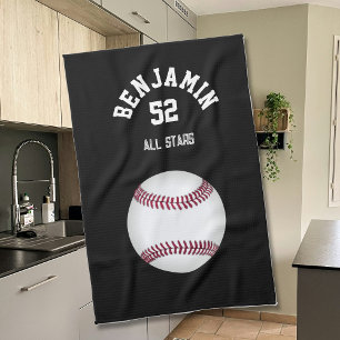 Serviette de sport de baseball, serviette de bain