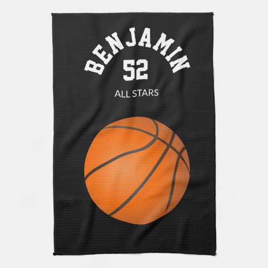 Serviette de sport de basket-ball, serviette de ba (Vertical)