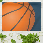 Serviette de sport de basket-ball, serviette de ba (Plié)