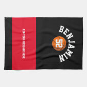 Serviette de sport de basket-ball, serviette de ba (Horizontal)