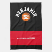 Serviette de sport de basket-ball, serviette de ba (Vertical)